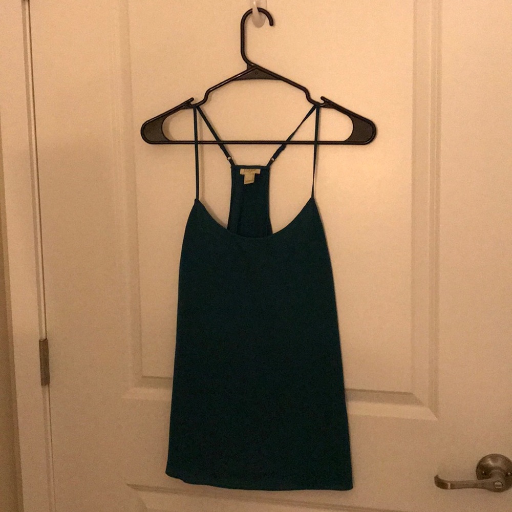 JCrew cami, Size 6, green